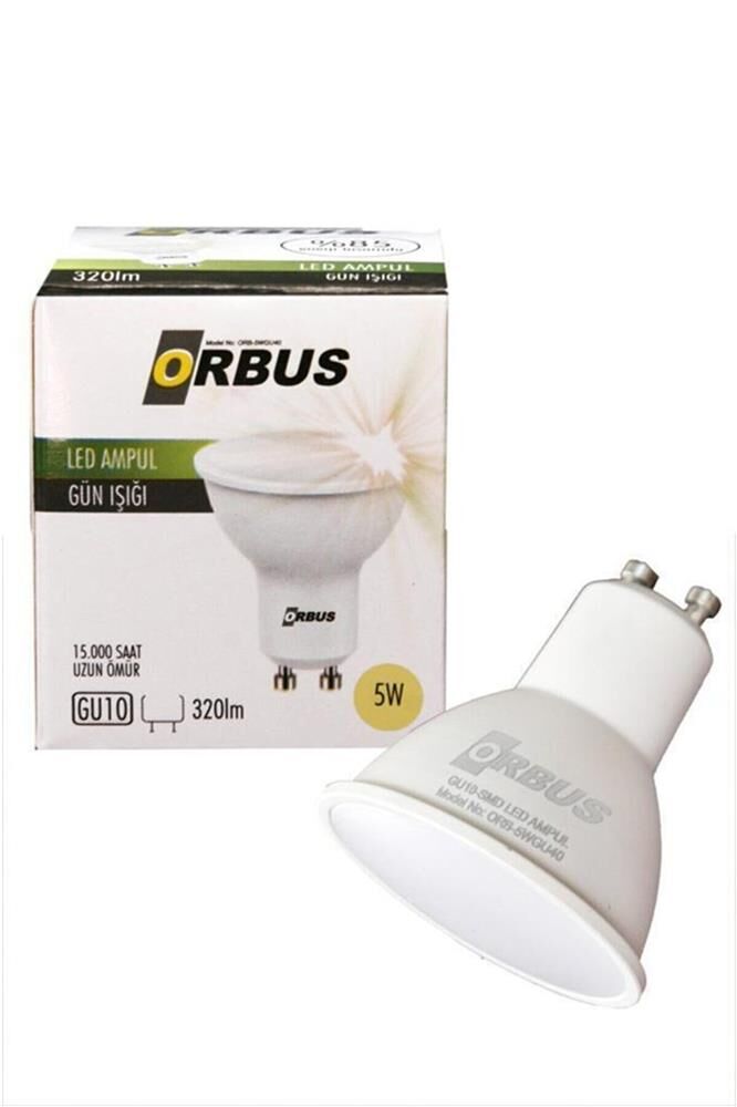 Orbus Orb-5w Gu10 300lm 15.000 Saat Led Sarı Işık