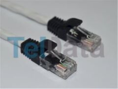 Teldata TLD-100B Cat6 1MT Beyaz Utp Patch Kablo