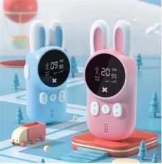 WowKids XJ11 Rabbit Çocuk Walkie Talkie Blue 1-3  Pmr Telsiz