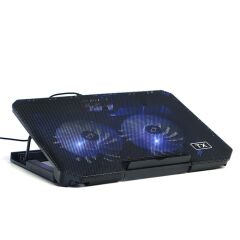 TX Ergo200 2x12cm LED FANlı, 4 Kademe Yükseklik Ayarlı, 2xUSB 9''-17'' Notebook Soğutucu ve Stand