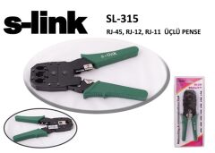 S-link SL-315 RJ-45-RJ-12-RJ-11 Üçlü Pense