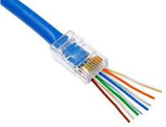 Nova RJ45 Cat6 Açık Uçlu 100lü Paket  Konnektör Delikli