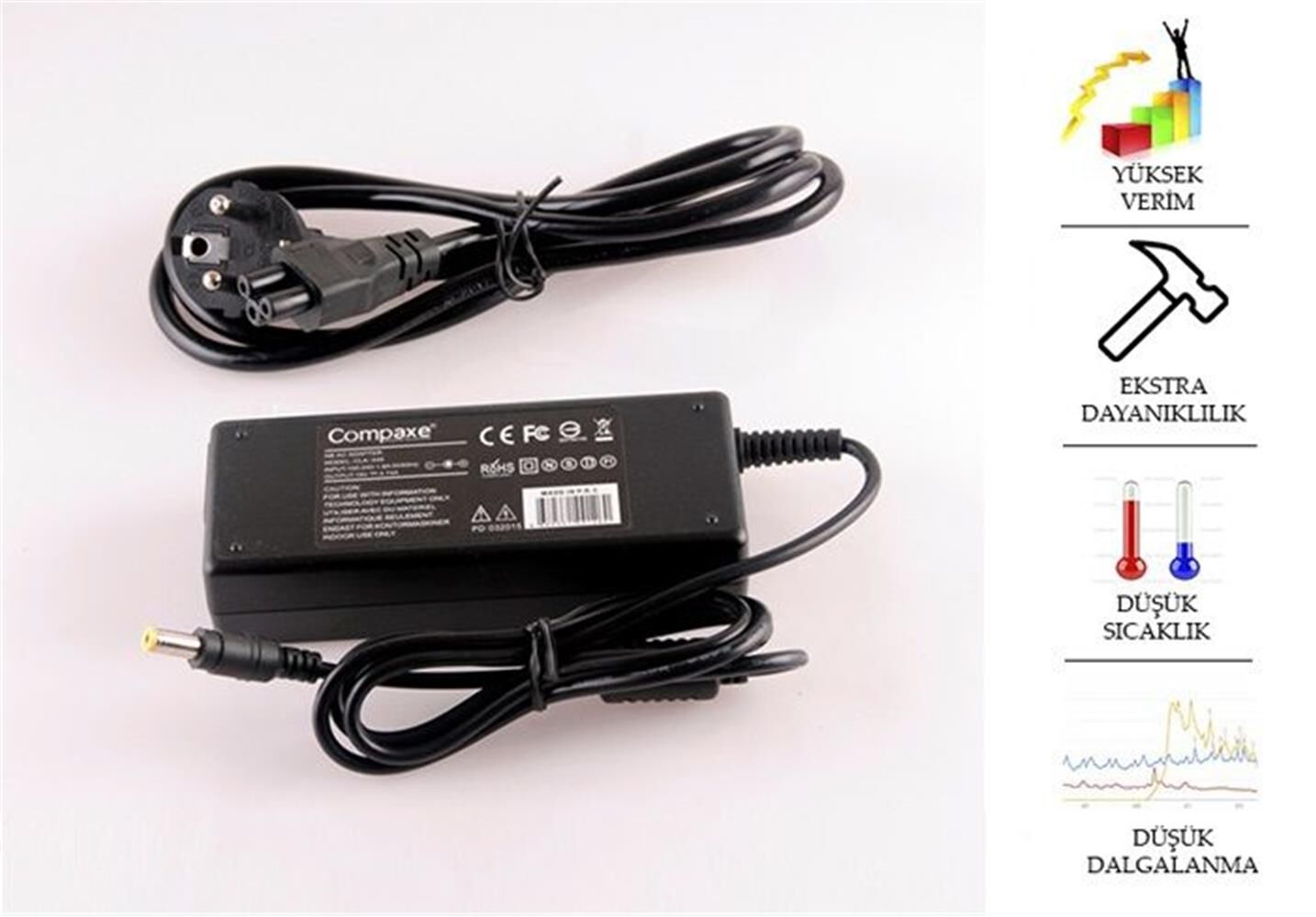 Compaxe CLA-446 19v-4.74a 5.5-1.75 Acer Notebook Adaptörü