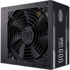 Cooler Master MWE 600W 80+ 2xEPS, Aktif PFC, 120mm Fanlı PSU (MPE-6001-ACABW-EU)