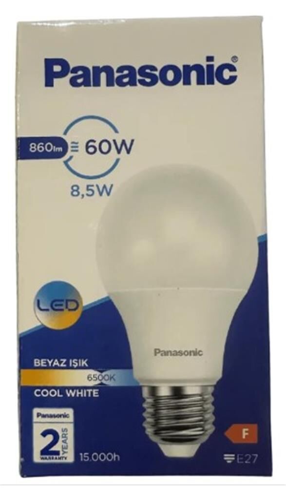 Panasonıc Led Lamba 8.5W 860 Lm E27 Beyaz