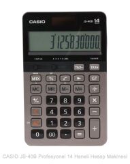 Casio JS-40B Profesyonel 14 Hane Masa Üstü Hesap Makinesi