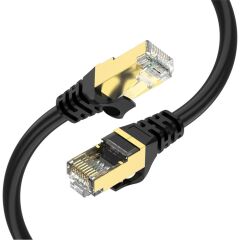 Qgeem QG-OT0605 5mt Cat6 CU AWG24-7 UTP Siyah Network Kablosu