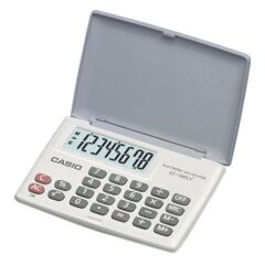 Casio LC-160LV-WE 8 Hane Beyaz Cep Tipi Hesap Makinesi