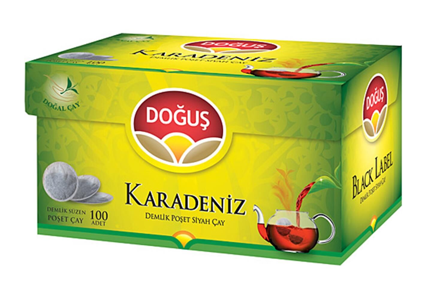 Doğuş Karadeniz Demlik Poşet Bergamot Aromalı Çay 100x3.2 gr