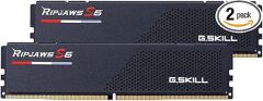 GSKILL Ripjaws S5 Siyah DDR5-6400Mhz CL32 64GB (2X32GB) DUAL (32-39-39-102) 1.40V Pc Ram