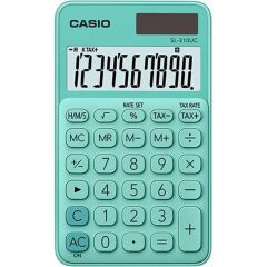 Casio SL-310UC-GN Cep Tipi 10 Hane Yeşil Hesap Makinesi