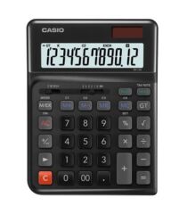Casio DE-12E-BK Siyah 12 Hane Masa Üstü Ergonomik Tuşlu Hesap Makinesi