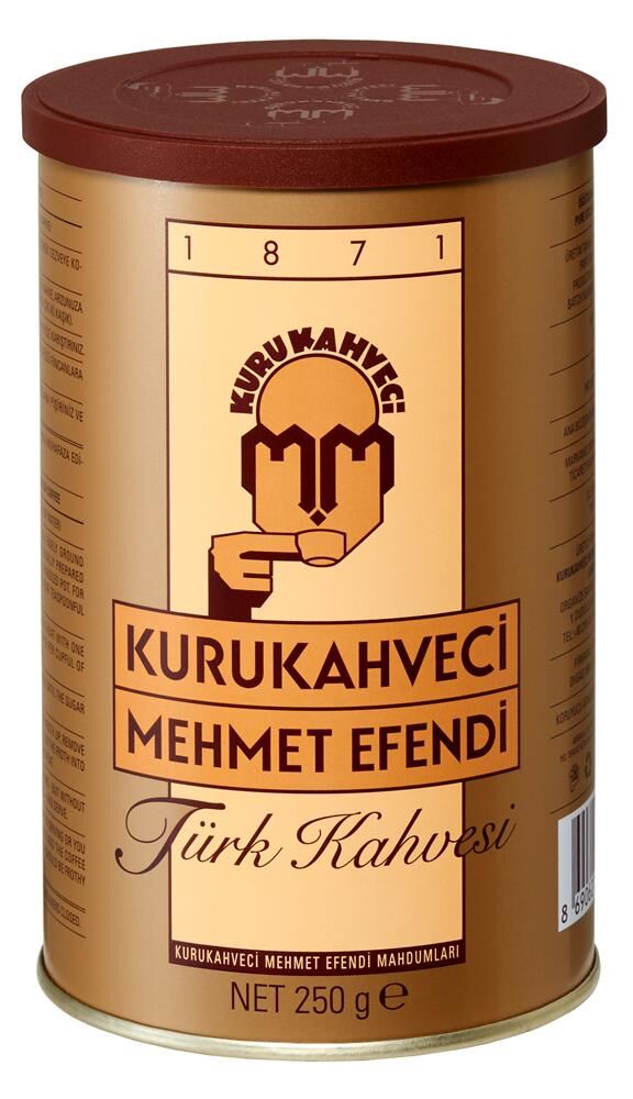 Mehmet Efendi Kahve 250 Gr Teneke Kutu