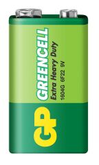 GP Greencel 9V Çinko Pil Tekli Paket GP1604G-2U1