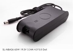 S-link SL-NBA26 65W 19.5V 3.34A 4.5-3.0 Dell Ultrabook Standart Adaptör