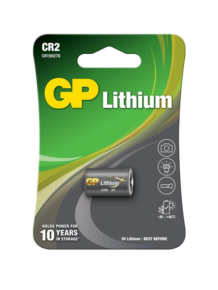 GP GPCR2-U1 CR2 3V Lityum Pil Fotoğraf Makinesi Pili Tekli Paket