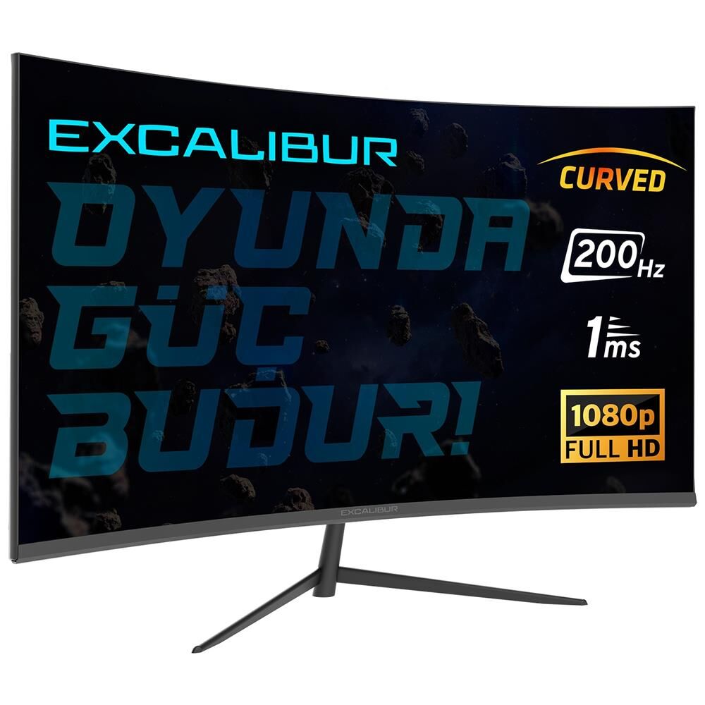 Casper 23.8'' Excalibur M.E238FHD-G 200Hz 1ms 300NIT (HDMI+DP) Curved + G-Sync FHD LED Monitör