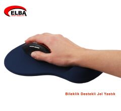 Elba K06152 Bileklikli Jel Mouse Pad Mavi