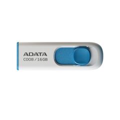 Adata C008-16GB 16GB USB2.0 Classic (White + Blue) Flash Bellek