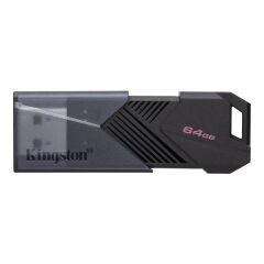 Kingston DTXON-64GB 64GB Portable USB 3.2 Gen 1 DataTraveler Exodia Onyx Flash Bellek