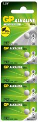 GP GP192-C5 LR41 Alkalin Düğme Pil 5'li Paket