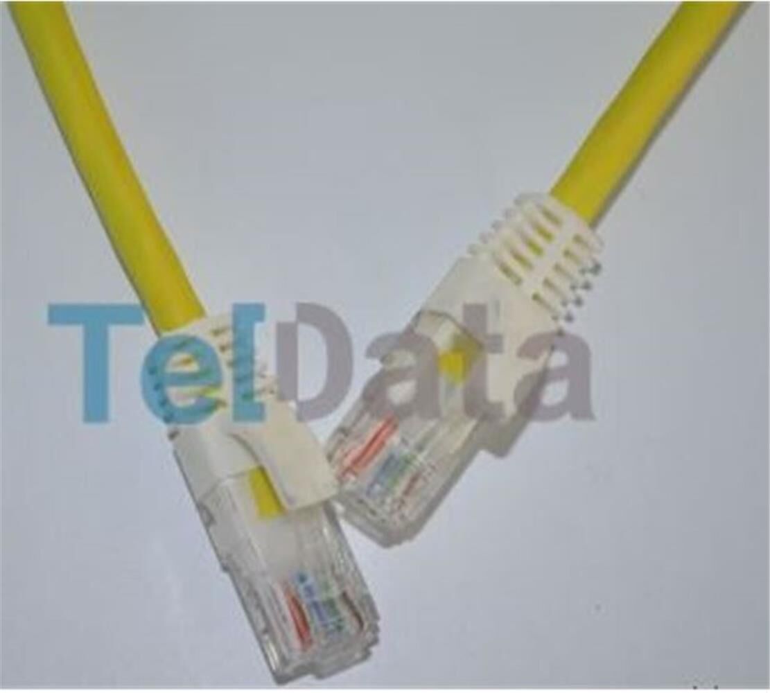 Teldata TLD-1000YS Cat6 10MT Sarı Utp Patch Kablo