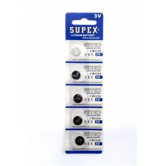 Supex CR1216-C5 3V Lityum Düğme Pil 5'li Paket