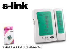 S-link SL-468 rj-45 rj-11 Lüx Kablo Test Cihazı