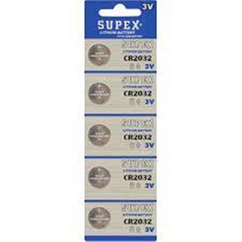 Supex Cr2032 3V Lityum 5Li Blister Pil