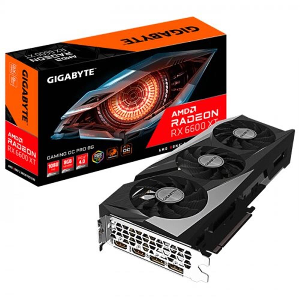 Gigabyte Radeon RX6600XT Gaming OC PRO 8G GV-R66XTGAMINGOC PRO-8GD 8GB GDDR6 128Bit DX12 Ekran Kartı