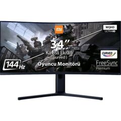 Xiaomi Mi 34'' BHR5126CN 4ms 144Hz Freesync Premium Va Wqhd Curved Gaming (Oyuncu) Monitör