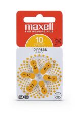 Maxell PR536 (10) 1.4V Düğme Kulaklık Pili  6'lı Paket