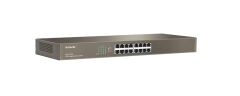 Tenda TEG1016G 16 Port 10-100-1000 Mbps 19'' Switch Çelik Kasa Rack Mount