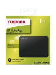 Toshiba 1TB Canvio Basic 2.5'' Siyah Taşınabilir Disk HDTB410EK3AA