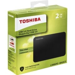 Toshiba 2TB Canvio Basic 2.5'' Siyah HDTB420EK3AA Harici Harddisk