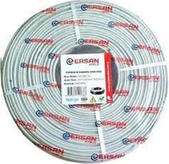 ERSAN ER-2201CU 2+1 1x0,22 mini Coax 2x0,22mm 250  metre CCTV Kamera Kablosu