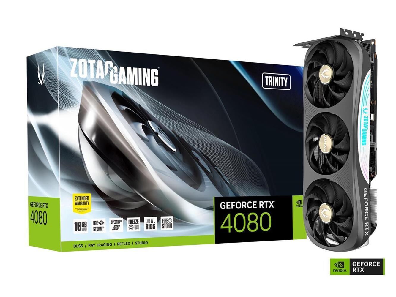 Zotac Nvidia 16Gb Gddr6X RTX4080 Trinity ZT-D40810D-10P 256Bıt Hcdp-3Xdp-Hdmi Ekran Kartı