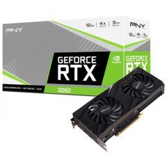 Pny GeForce RTX3060 12GB Verto Dual Fan VCG306012DFBPB1 12GB GDDR6 192Bit DX12 Gaming Ekran Kartı