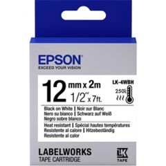 Epson LK-5SBE Mat Siyah Üzeri Silver 18mm 9Metre Etiket