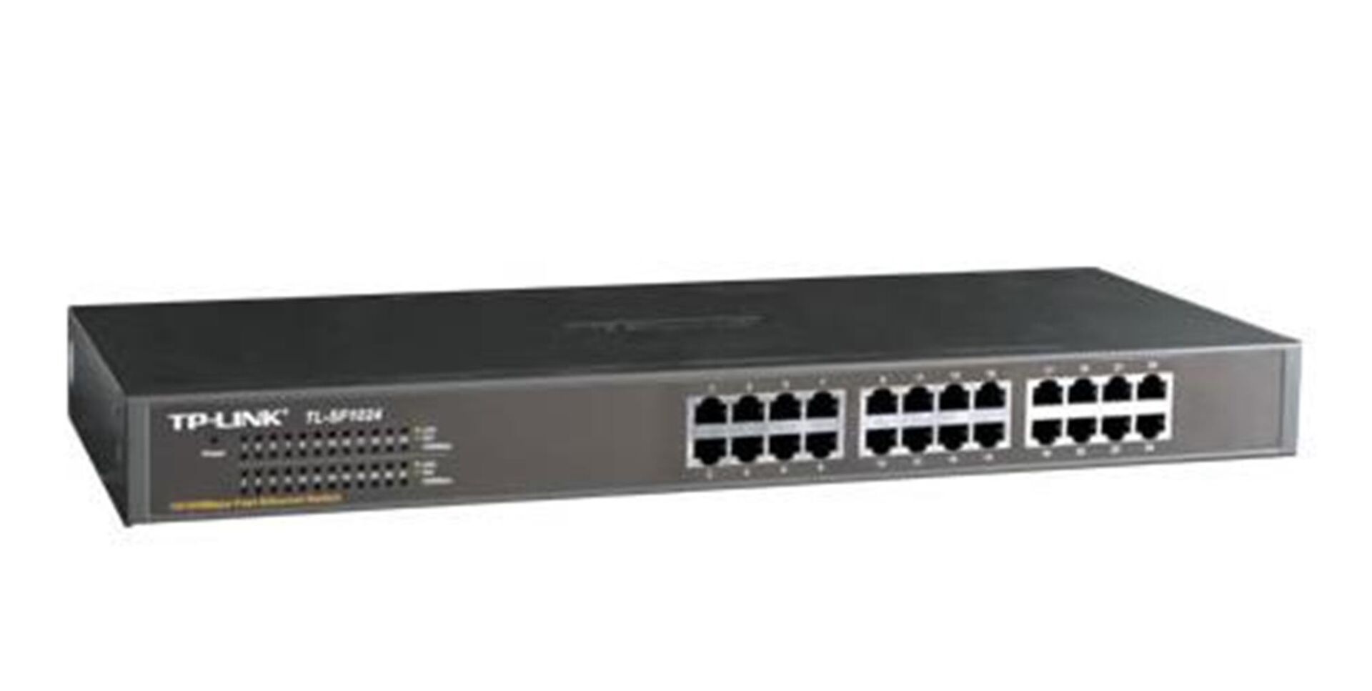 Tp-Link TL-SF1024D 24 Port 10-100 Mbps Switch Çelik Kasa Rack Mount