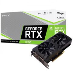 Pny GeForce RTX3050 8GB Verto Dual Fan VCG30508DFBPB1 8GB GDDR6 128Bit DX12 Gaming Ekran Kartı