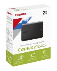 Toshiba 2TB Canvio Basic 2.5'' Gen1 USB 3.2 Harici Harddisk (HDTB520EK3AA)