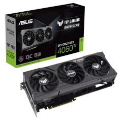 Asus TUF Gaming GeForce RTX4060TI OC TUF-RTX4060TI-O8G-GAMING 8GB GDDR6 128Bit DX12 Ekran Kartı