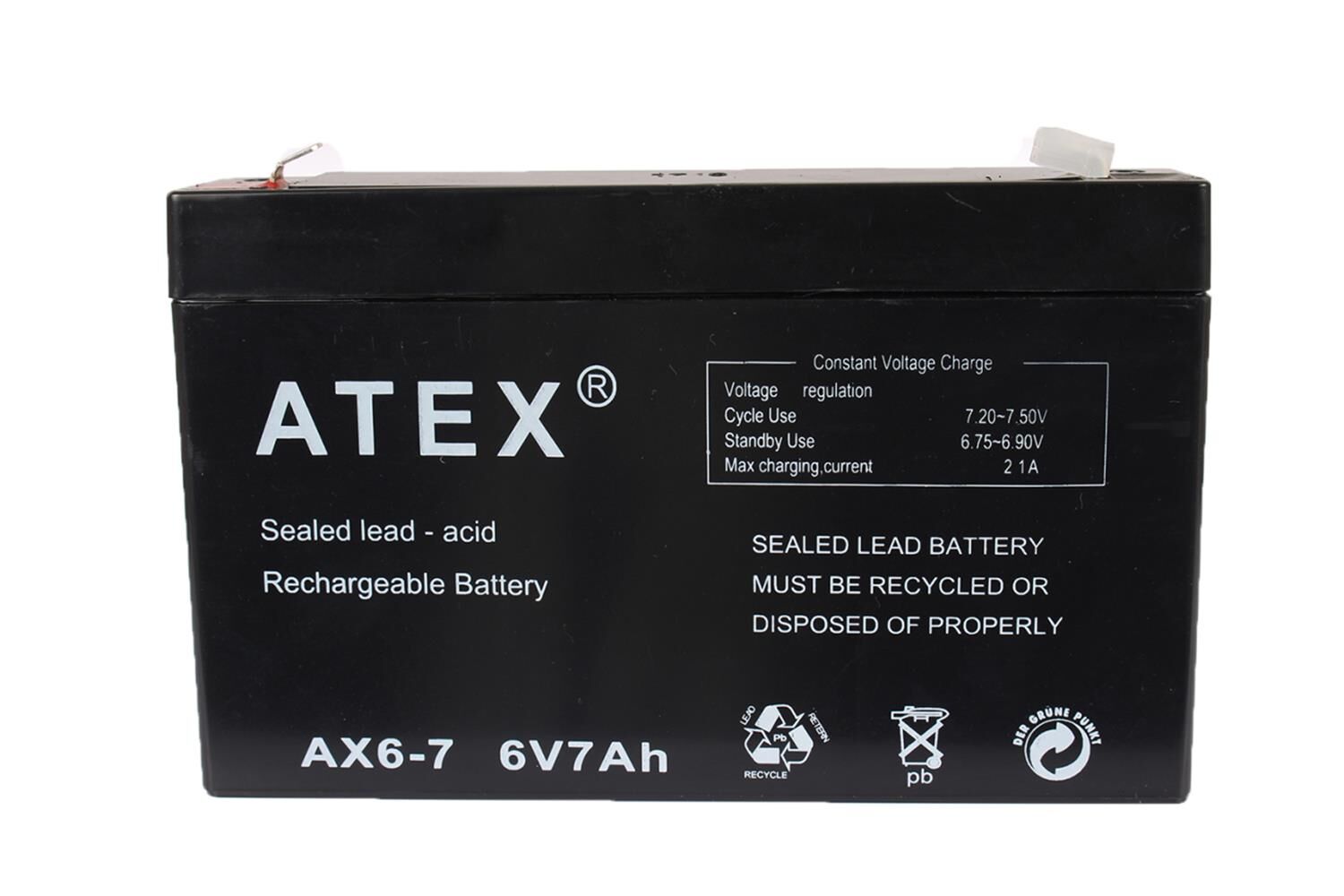 Atex AX-12V 18AH Bakımsız Kuru Akü