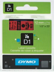 DYMO S0720560 D1 Yedek Şerit, 12 mm x 7 mt, Mavi- Siyah (45016)