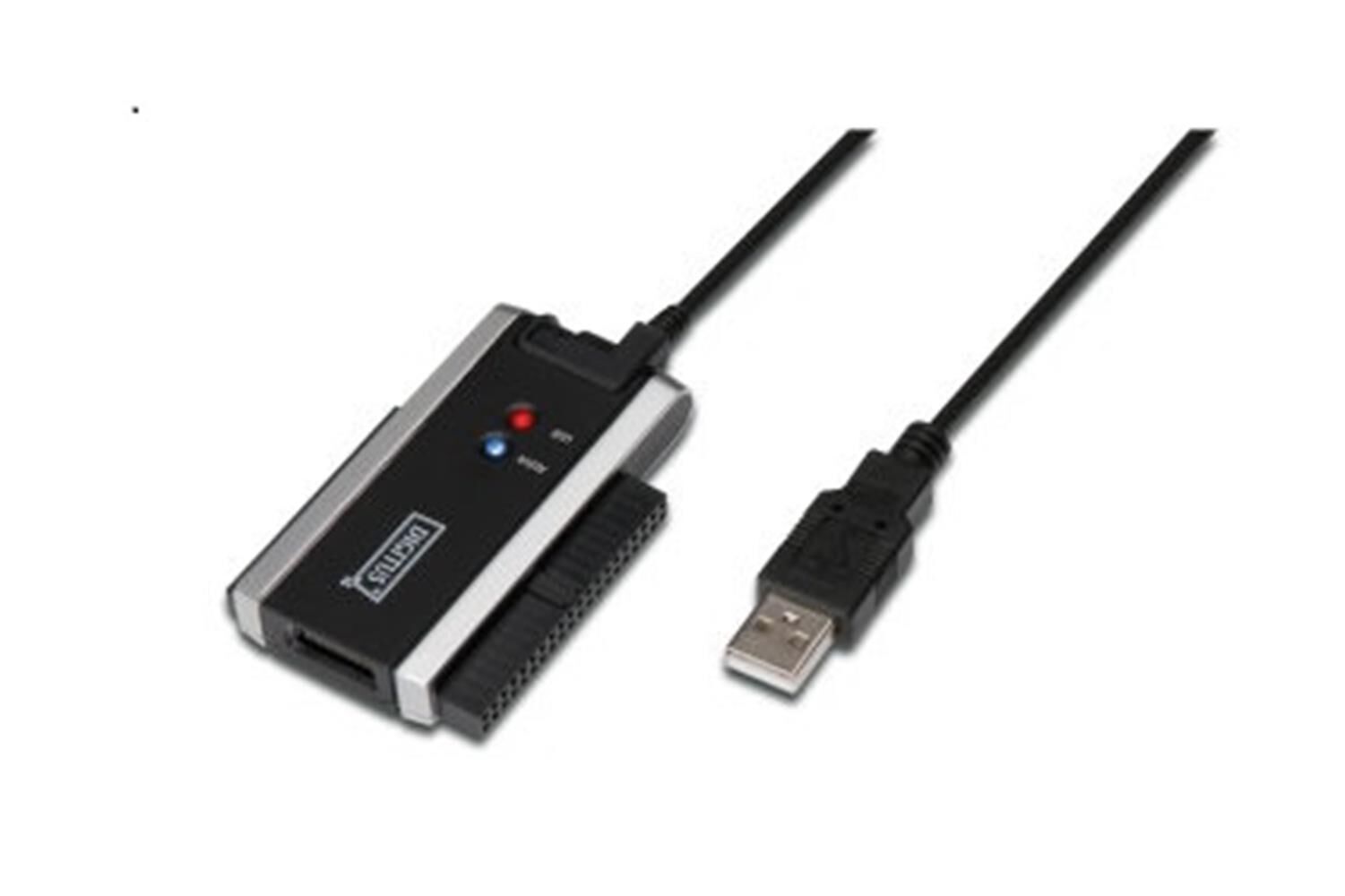 Digitus DA-70200-1 USB 2.0  -  IDE ve Serial ATA II (SATA II) Adaptörü , Güç Adaptörlü