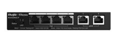 Ruijie-Reyee RG-ES206GC-P 4 Port POE+ 10-100-1000 Mbps+ 2 Port 10-100-1000 Mbps Yönetilebilir 54W