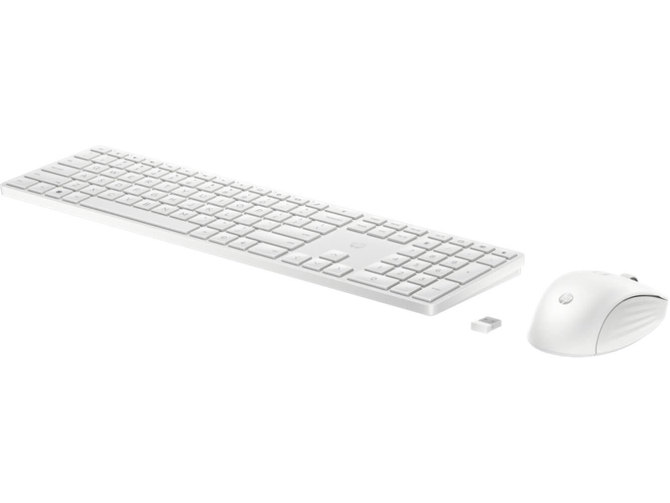 HP 4R016AA Beyaz Kablosuz Klavye Mouse Seti (20+tuş Özelleştirme)2.4Ghz