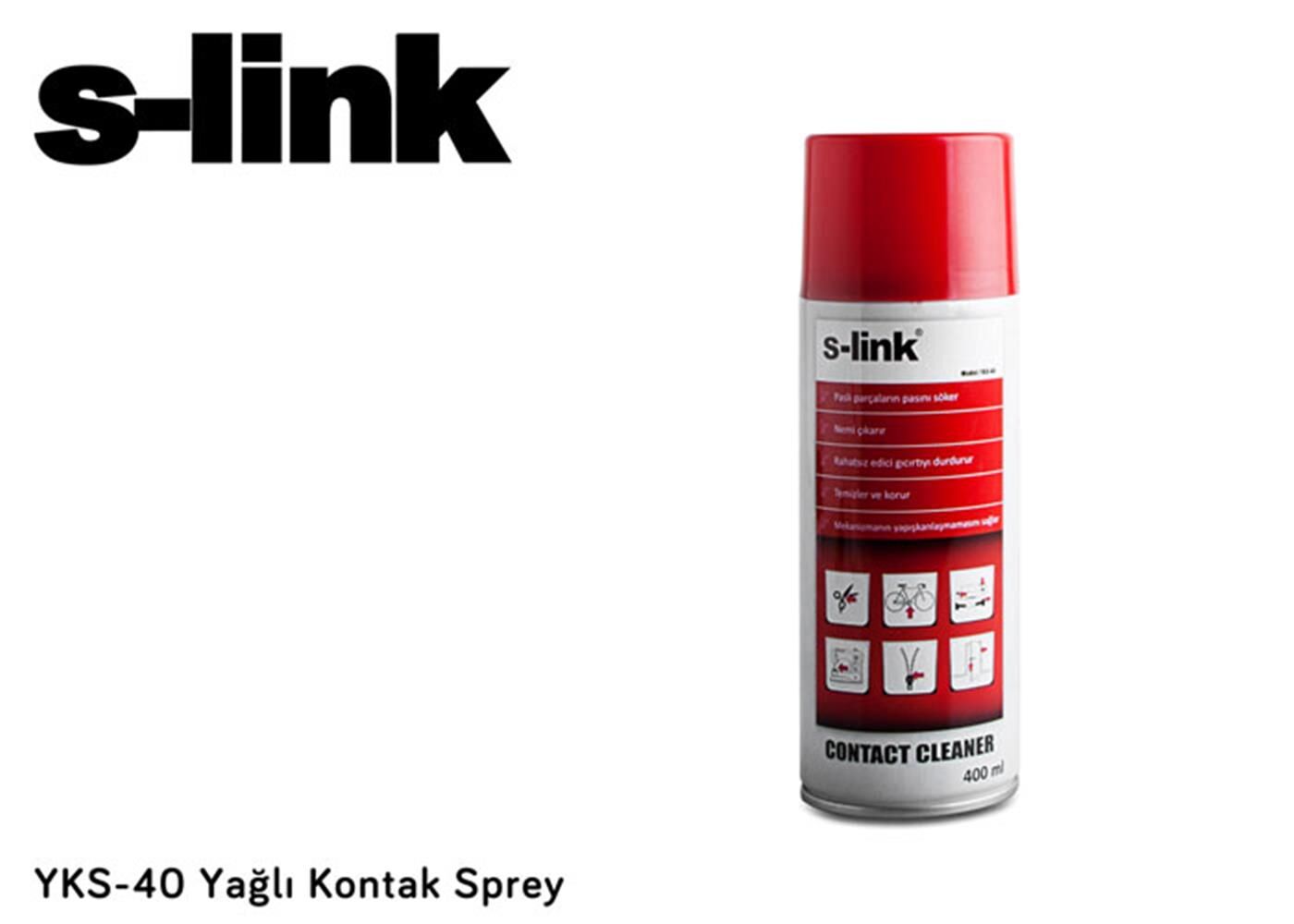 S-link YKS-40 Yağlı Kontak Sprey