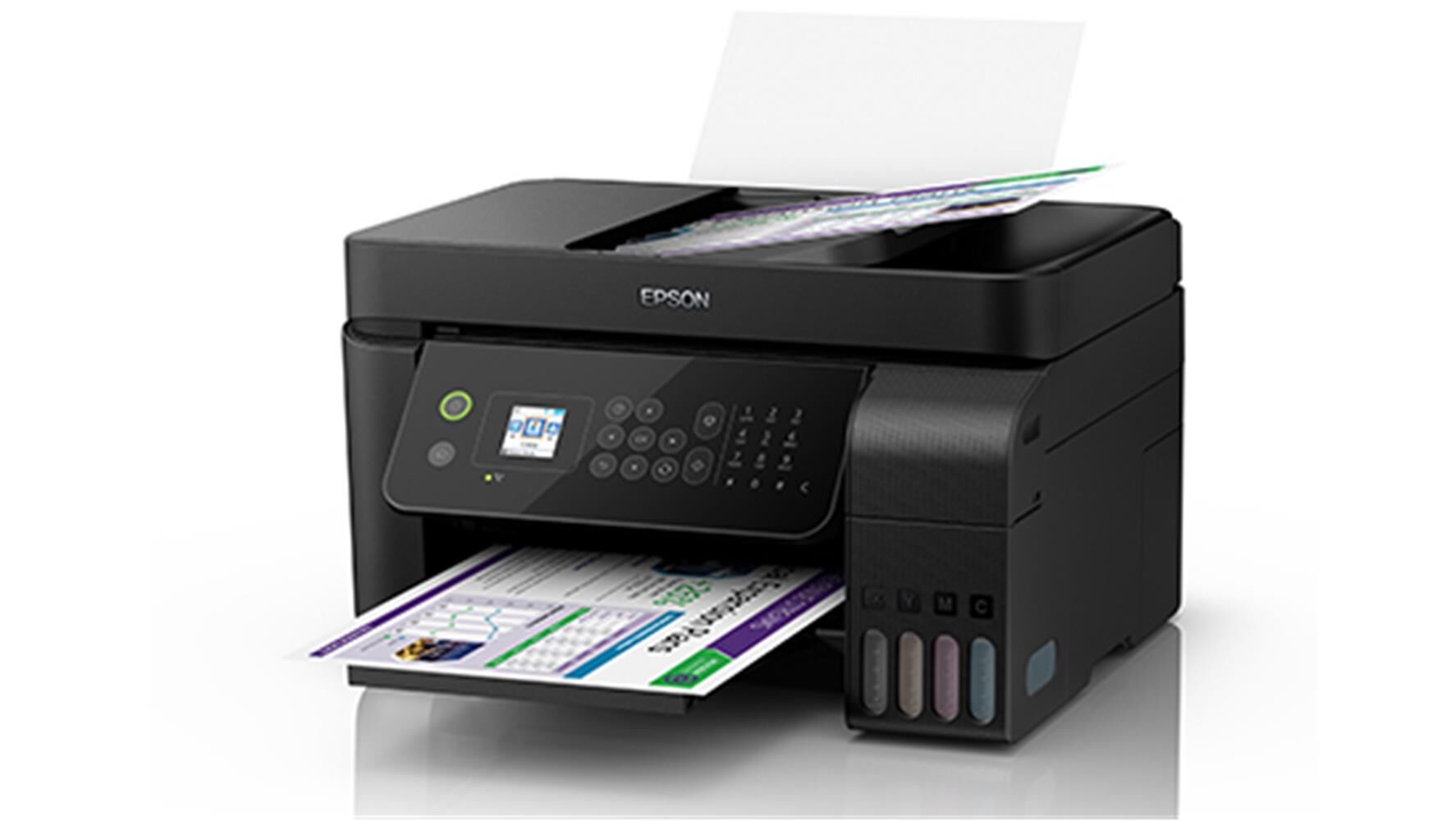 Epson L5290 MEAF Yazıcı-Tarayıcı-Fotokopi-Faks Renkli Mürekkep Tanklı Yazıcı WI-FI Ethernet